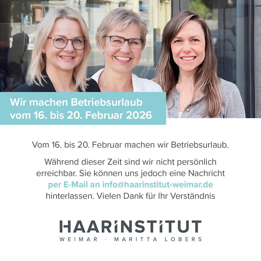 Haarinstitut Weimar - Perücken, Toupets & Zweithaar vom Experten